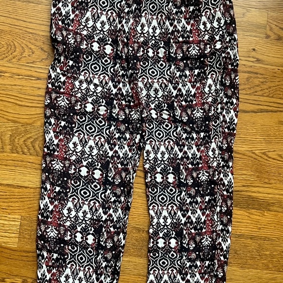 Appleseed's Ikat print Crinkle Pants Women's size L - Picture 2 of 4